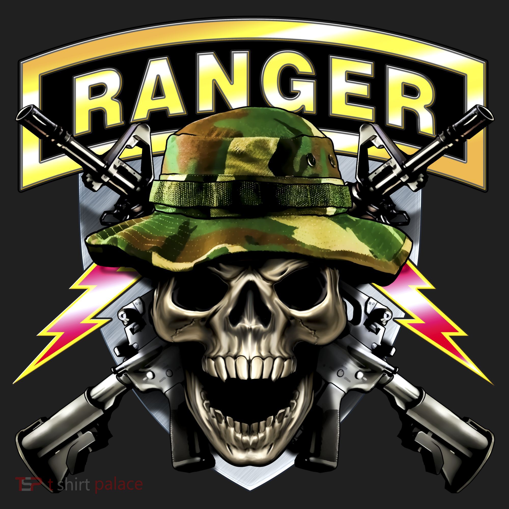 Army Ranger Skull Beanie