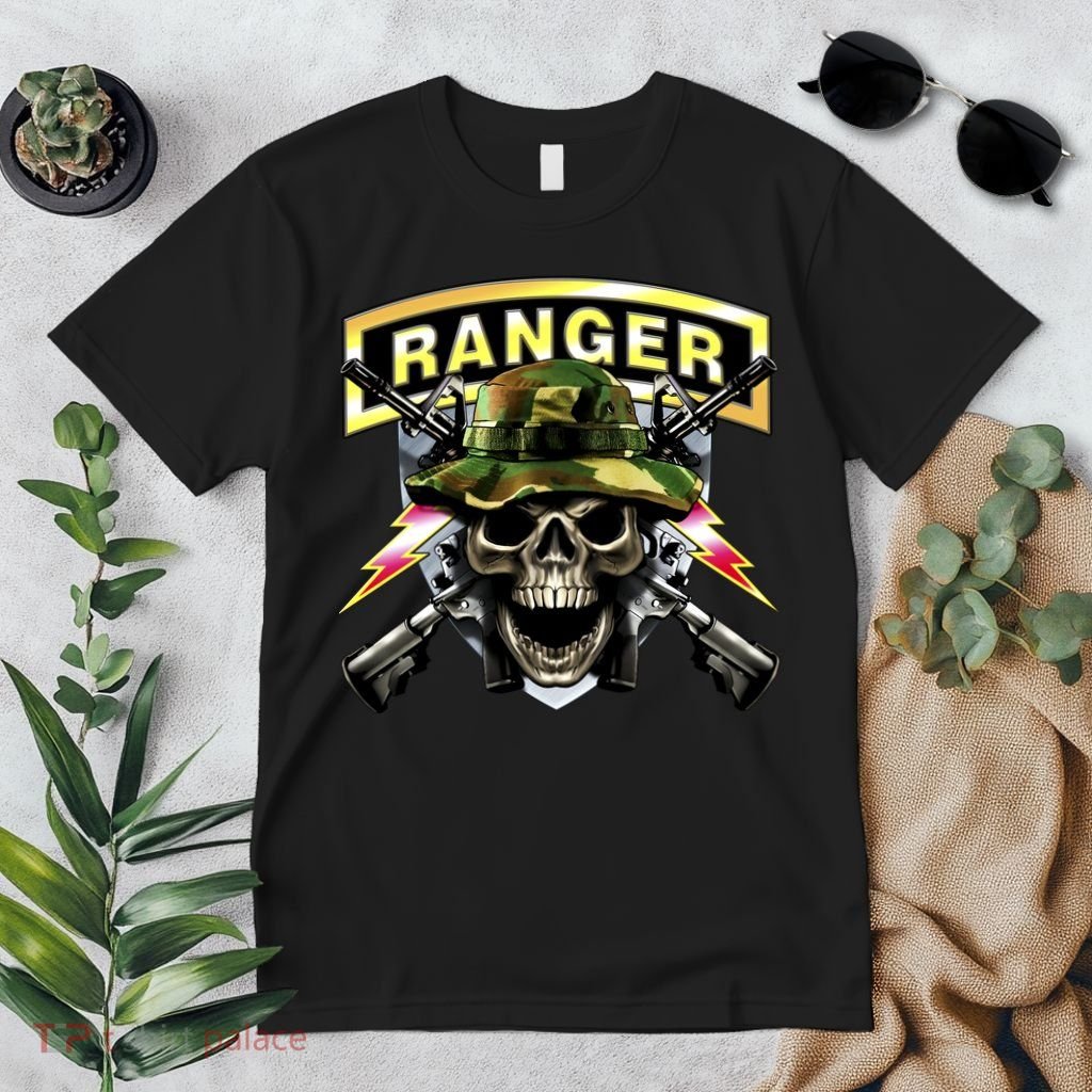 Army Ranger Skull Premium T-Shirt | TShirtPalace
