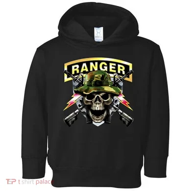 Army Ranger Skull Toddler Hoodie