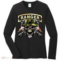 Army Ranger Skull Women's Long Sleeve Shirt thumb 0
