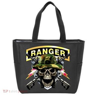 Army Ranger Skull Tote Bag