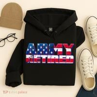 Army Retired Hoodie thumb 4