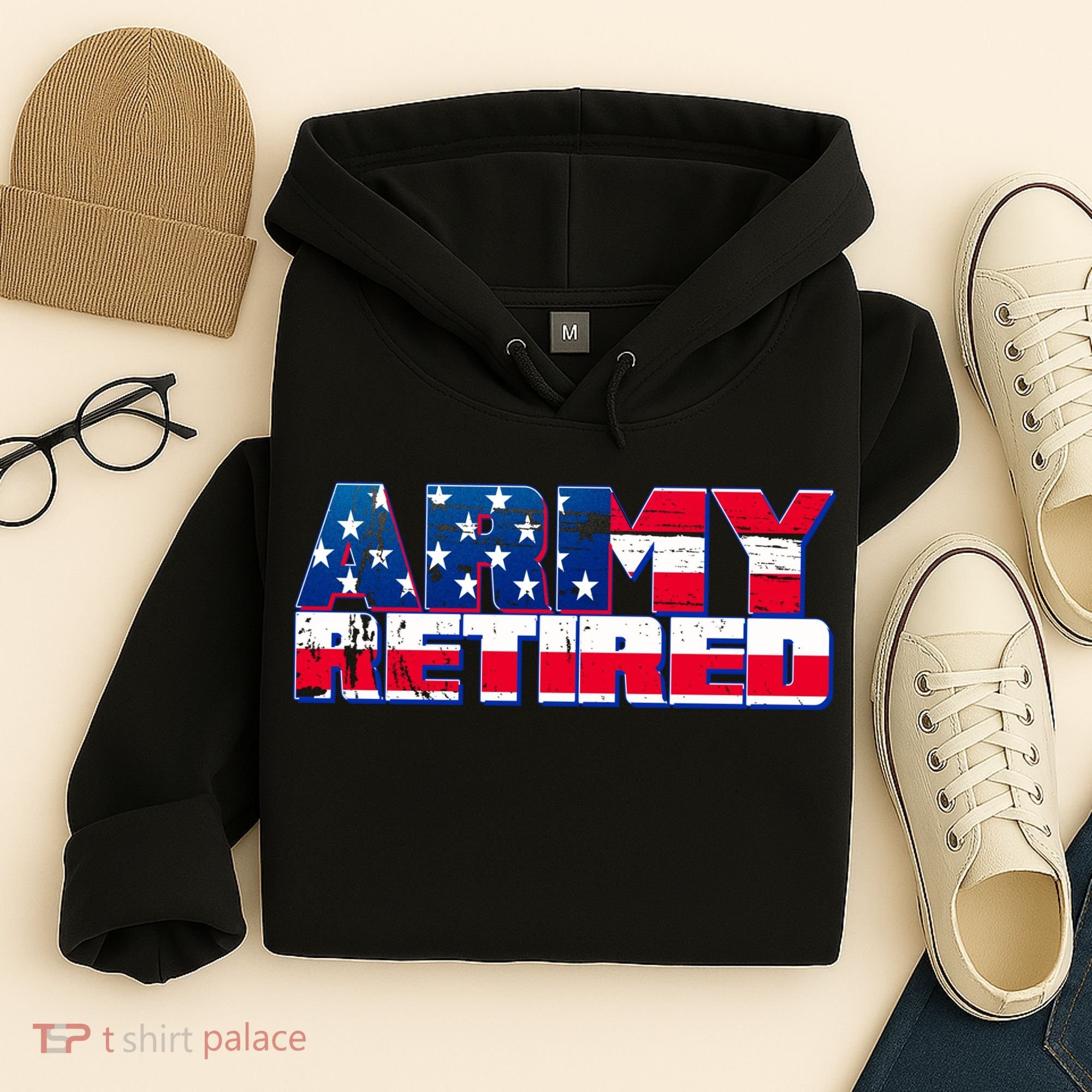 Army Retired Hoodie