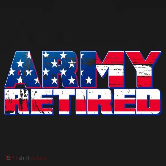 Army Retired Hoodie retirement design