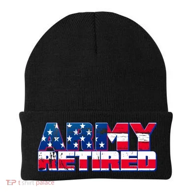 Army Retired Beanie