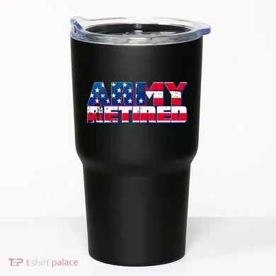 Army Retired Tumbler