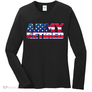 Army Retired Women's Long Sleeve Shirt