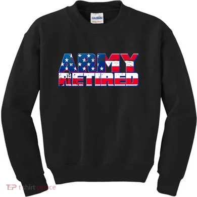 Army Retired Kids Sweatshirt