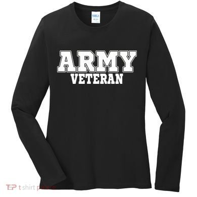 Army Veteran Women's Long Sleeve Shirt