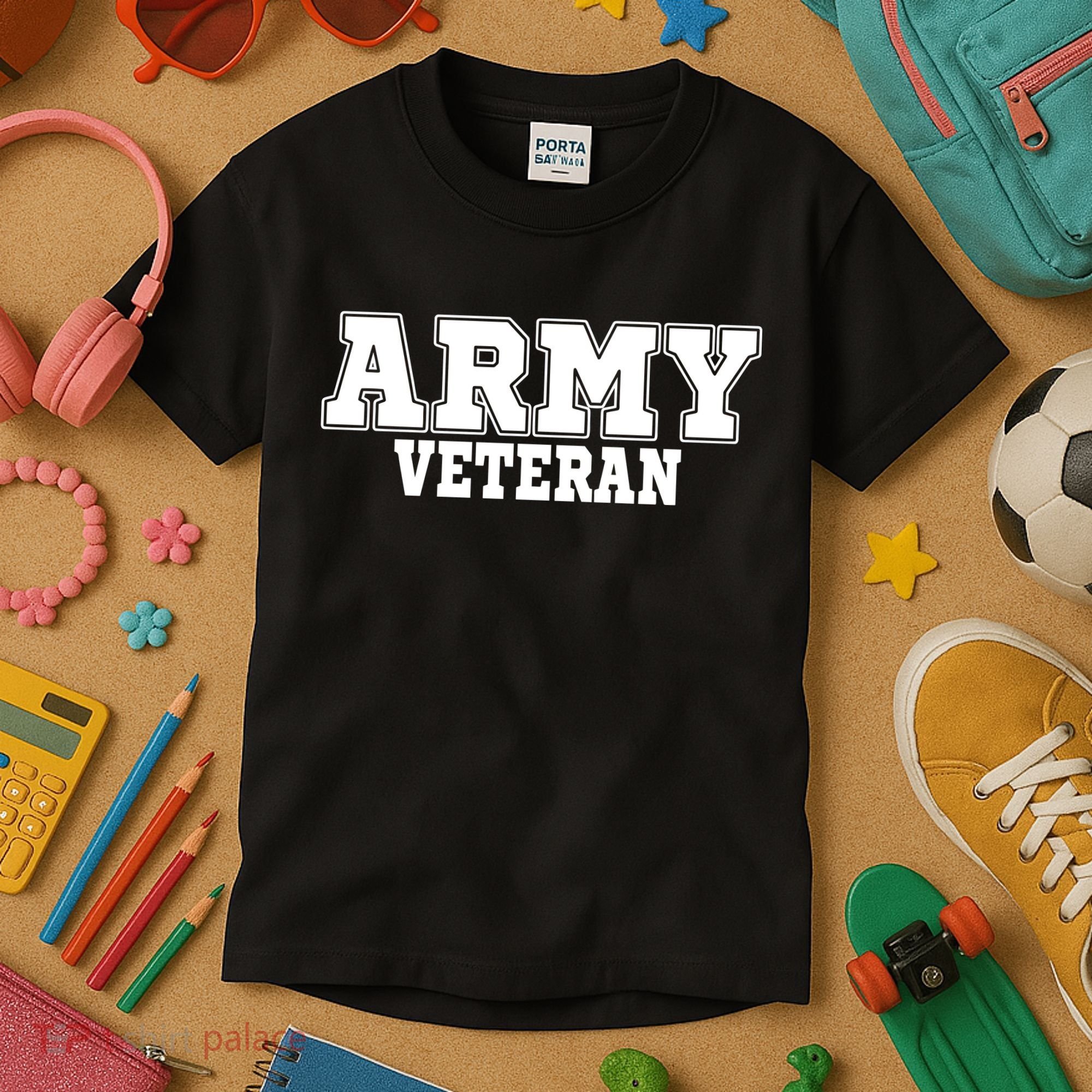 Army Veteran Kids T-Shirt