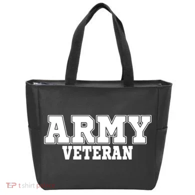 Army Veteran Tote Bag