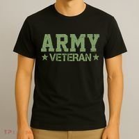Army Veteran Distress Logo T-Shirt thumb 3