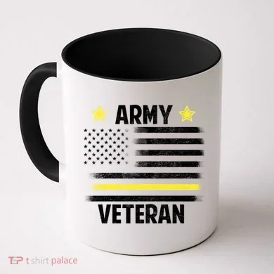 Army Veteran Flag Coffee Mug