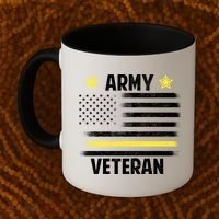 Army Veteran Flag Coffee Mug thumb 2