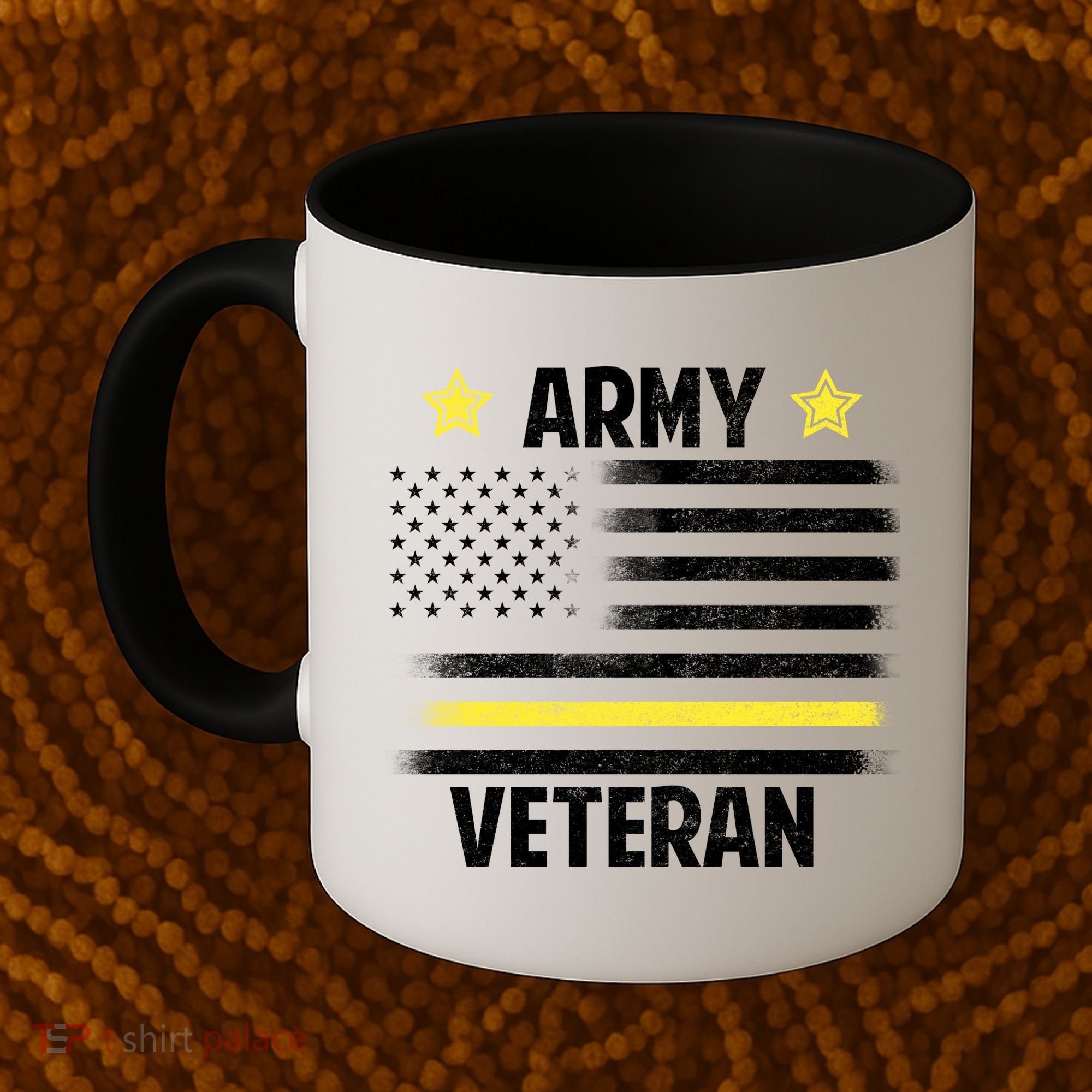 Army Veteran Flag Coffee Mug