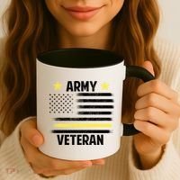 Army Veteran Flag Coffee Mug thumb 3
