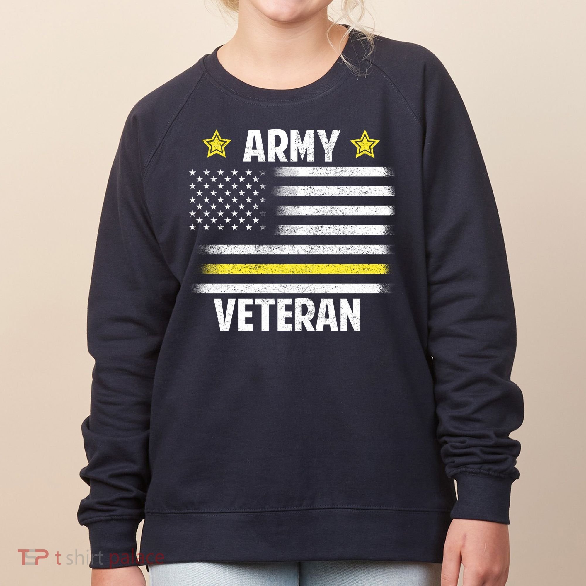 Army Veteran Flag Women's Sweatshirt