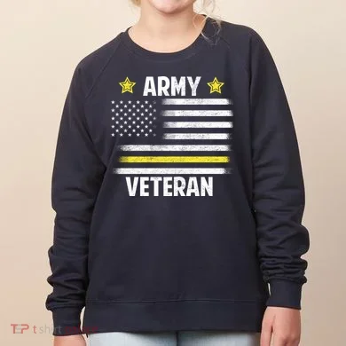 Army Veteran Flag Women's Sweatshirt