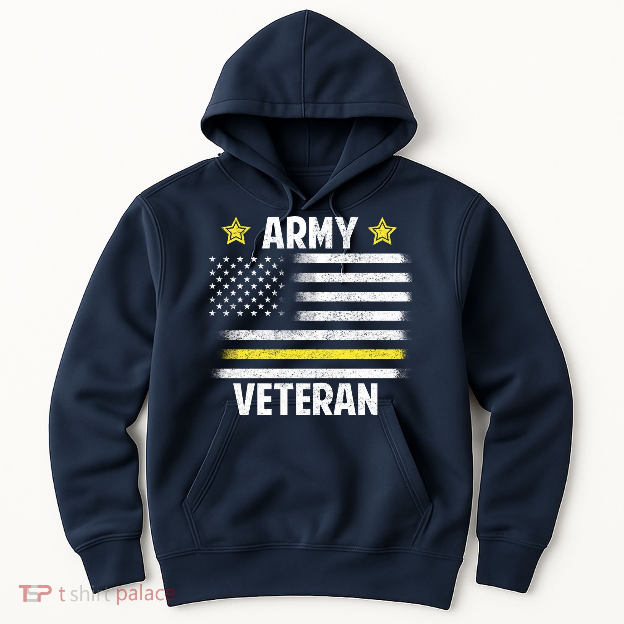 Army Veteran Flag Hoodie