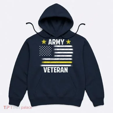 Army Veteran Flag Hoodie