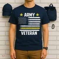 Army Veteran Flag T-Shirt thumb 6