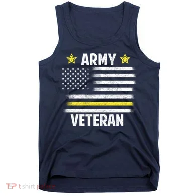Army Veteran Flag Tank Top