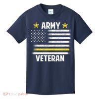 Army Veteran Flag Kids T-Shirt thumb 0