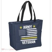 Army Veteran Flag Tote Bag thumb 2