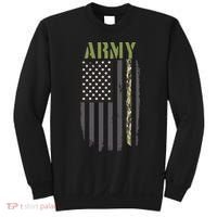 Army Veteran Thin Camo Line Flag Sweatshirt thumb 0