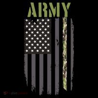 Army Veteran Thin Camo Line Flag Tank Top thumb 6