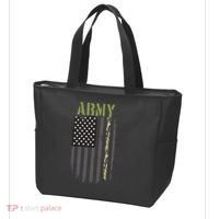 Army Veteran Thin Camo Line Flag Tote Bag thumb 3