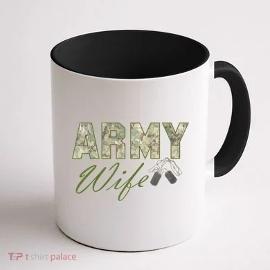 Army Wife Coffee Mug back