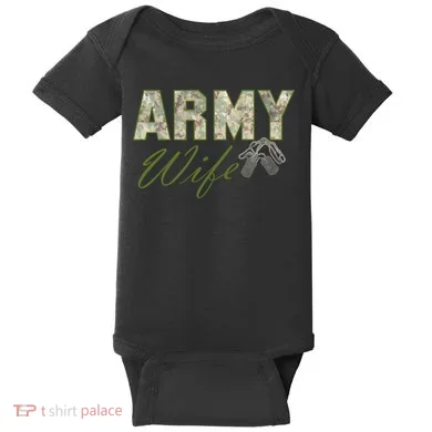 Army Wife Baby Bodysuit