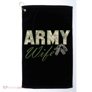 Army Wife Golf Towel