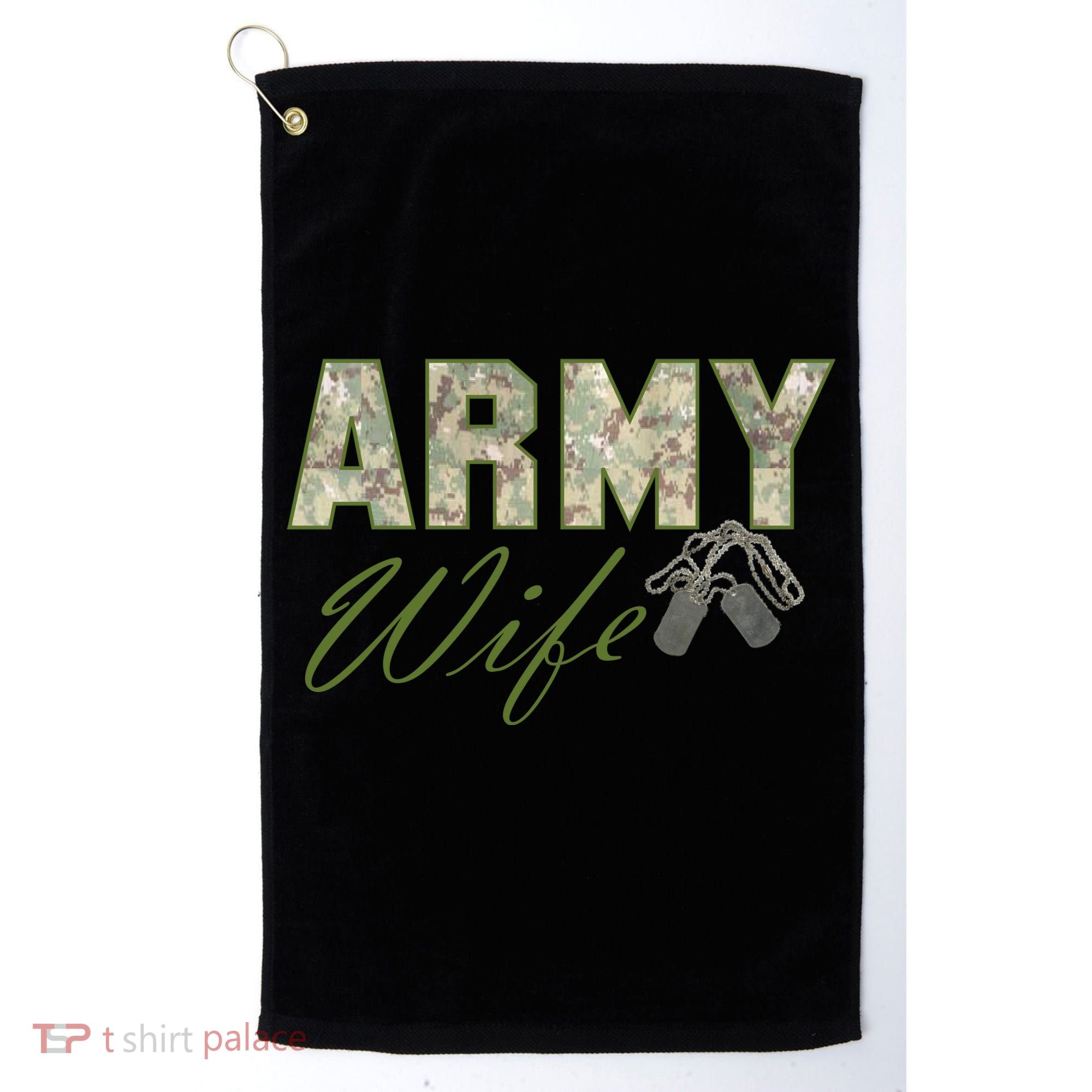 Army Wife Golf Towel