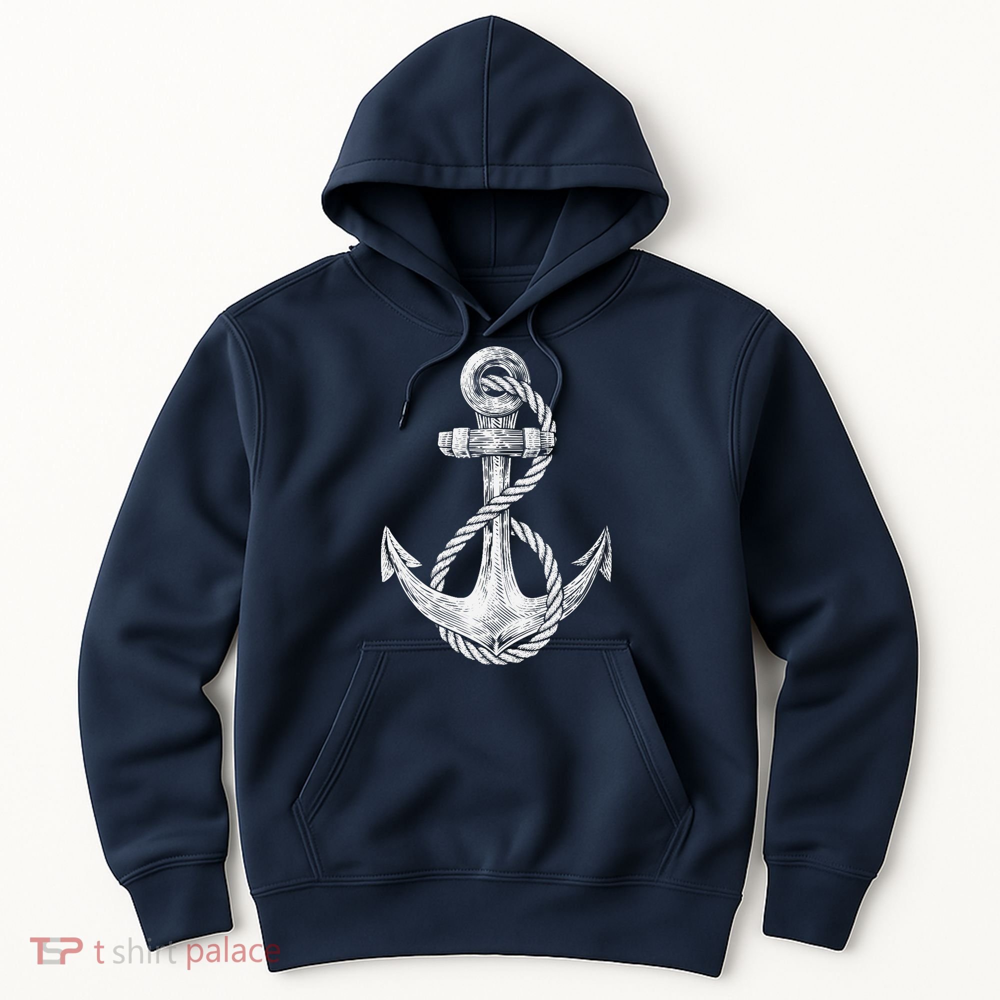 Anchor Rope Nautical Sailing Sail Sea Hoodie