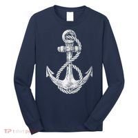 Anchor Rope Nautical Sailing Sail Sea Long Sleeve Shirt thumb 0