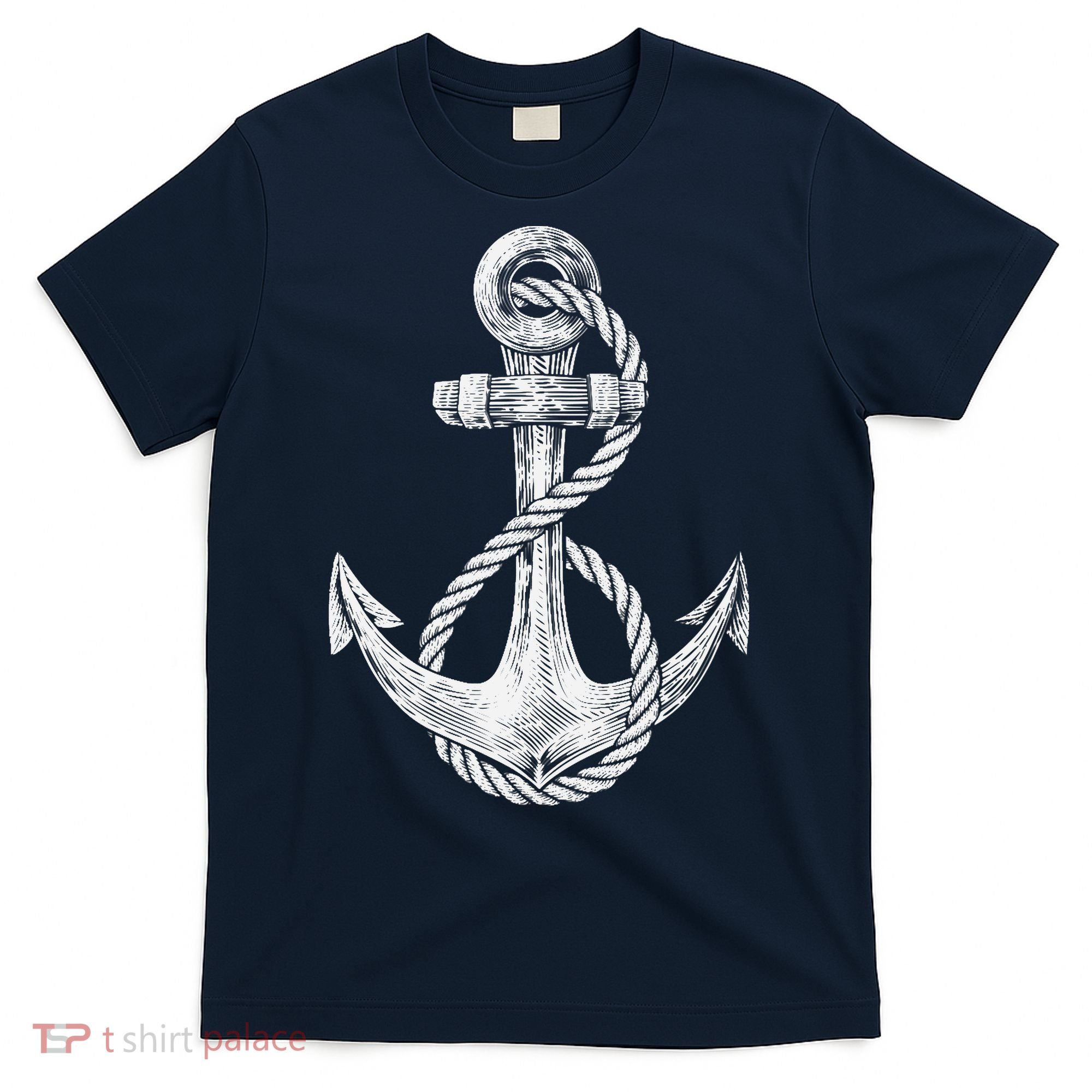 Anchor Rope Nautical Sailing Sail Sea T-Shirt
