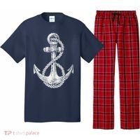Anchor Rope Nautical Sailing Sail Sea Pajama Set thumb 0