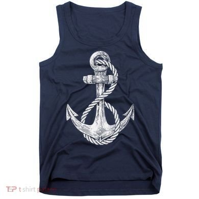 Anchor Rope Nautical Sailing Sail Sea Tank Top