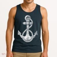 Anchor Rope Nautical Sailing Sail Sea Tank Top thumb 3