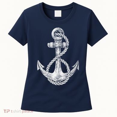 Anchor Rope Nautical Sailing Sail Sea Women's T-Shirt