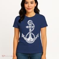 Anchor Rope Nautical Sailing Sail Sea Women's T-Shirt thumb 4