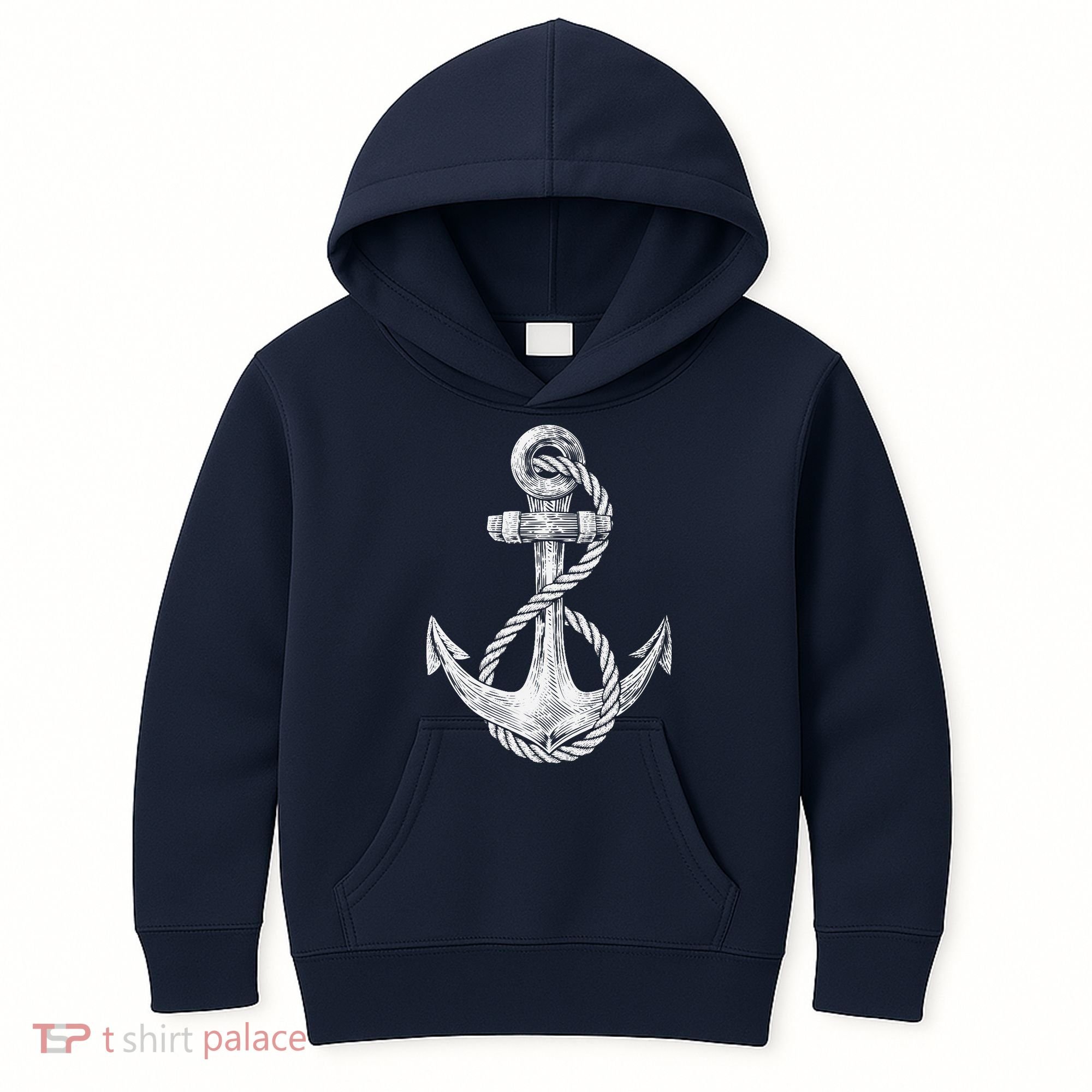 Anchor Rope Nautical Sailing Sail Sea Kids Hoodie