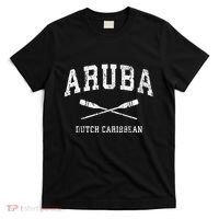 Aruba retro Nautical Paddles Sports Oars T-Shirt thumb 0