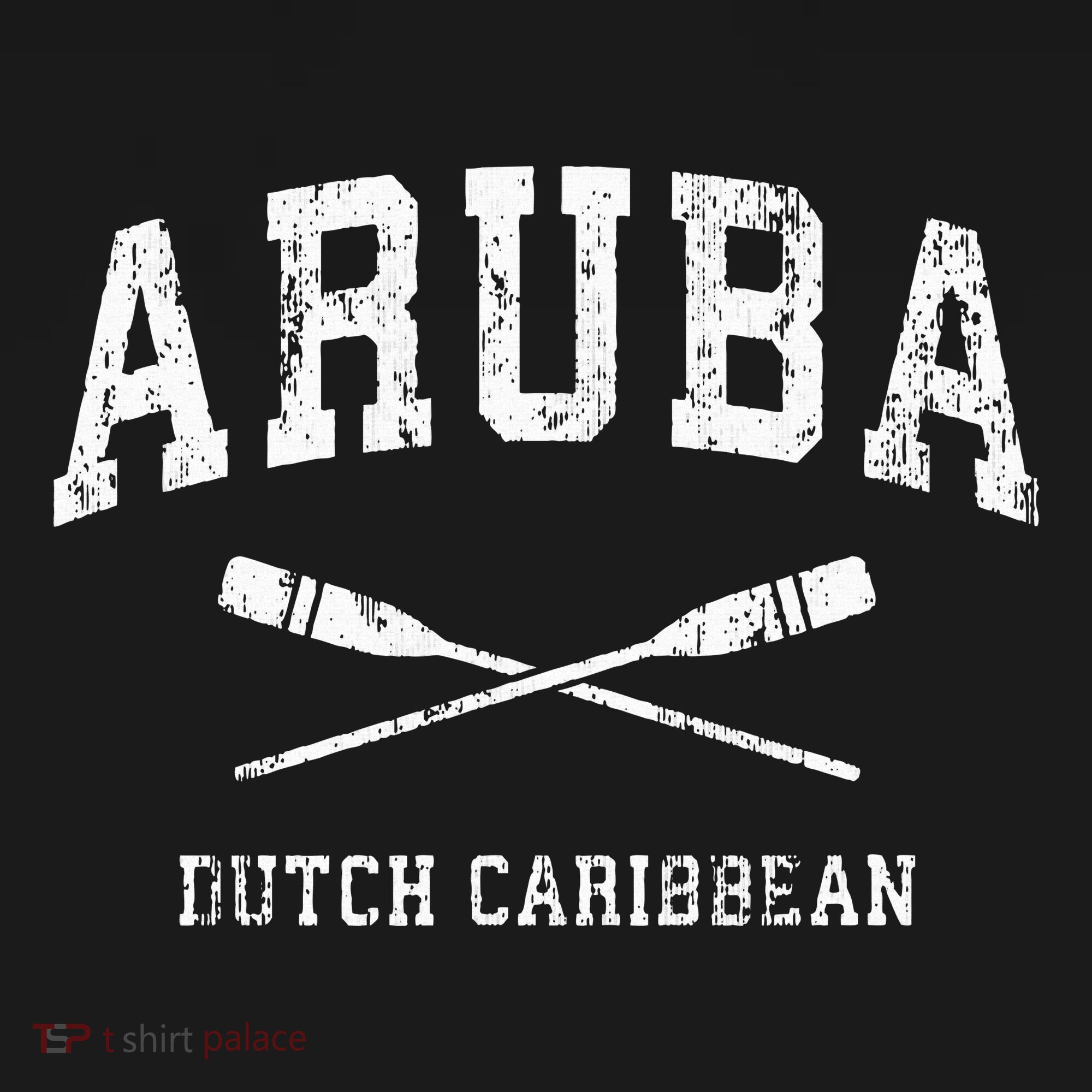 Aruba retro Nautical Paddles Sports Oars Women's Hoodie