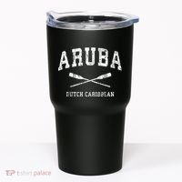 Aruba retro Nautical Paddles Sports Oars Tumbler thumb 0