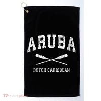 Aruba retro Nautical Paddles Sports Oars Golf Towel thumb 0