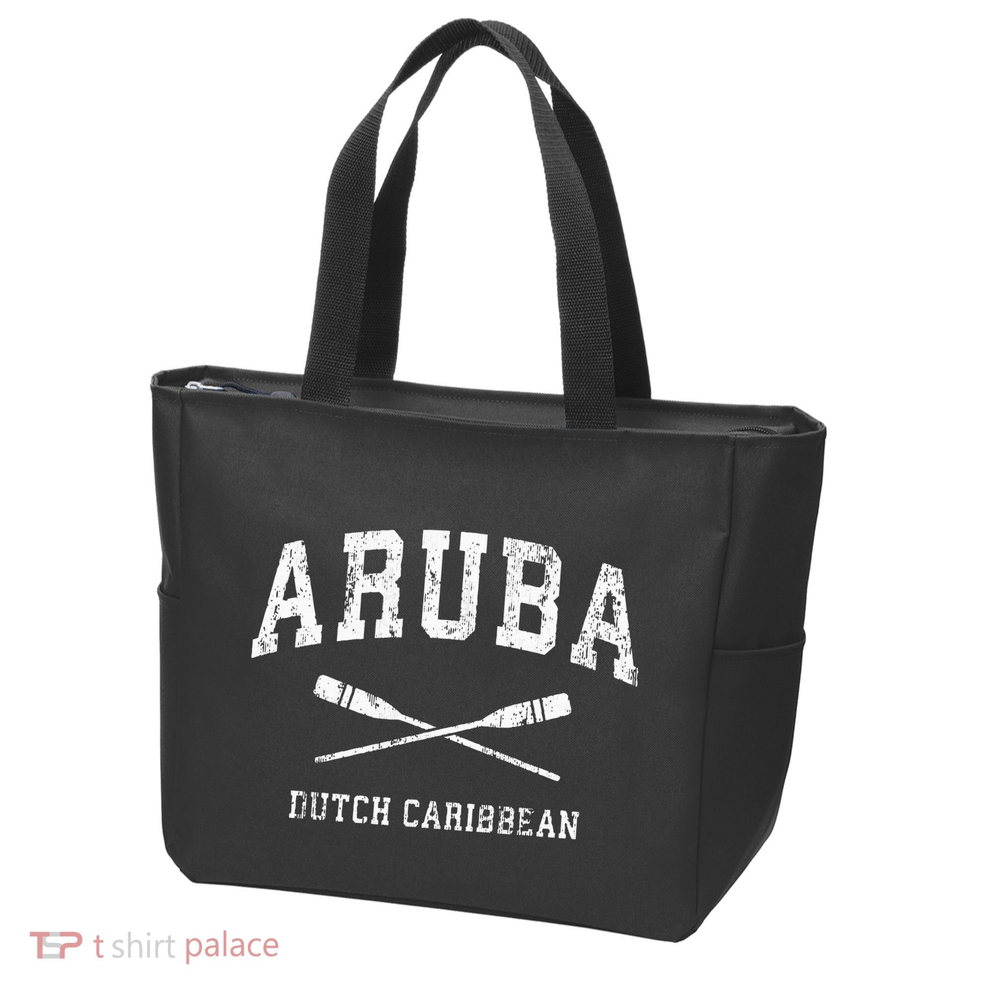 Aruba retro Nautical Paddles Sports Oars Tote Bag