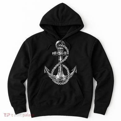 Anchor Rope Nautical Sailing Sail Sea Hoodie
